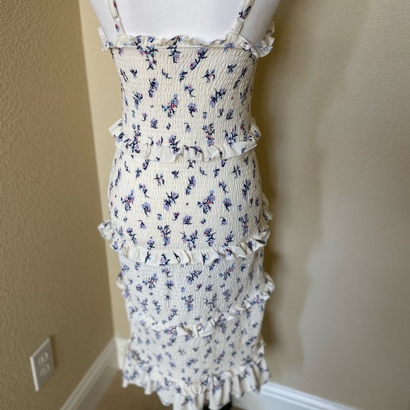 NWOT No Boundaries Smocked Flower Print Sundress - Picture 3 of 4